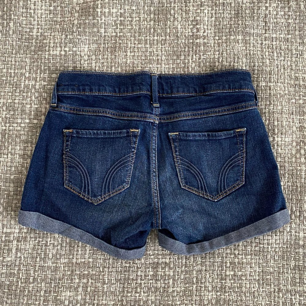 Hollister Sz 00 Jean Shorts - Picture 2 of 5